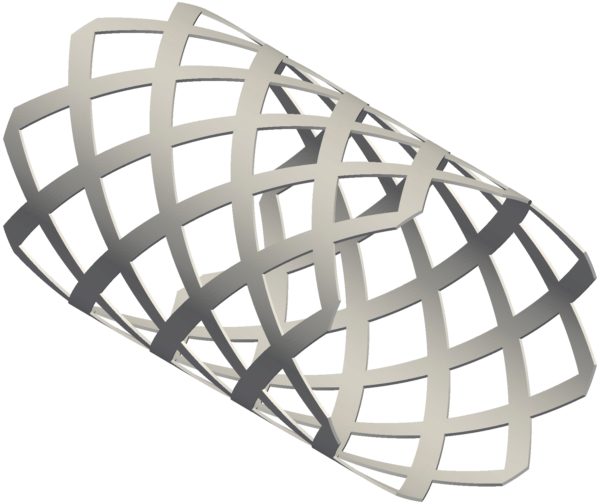 CAD of a sheet metal structure in SolidWorks